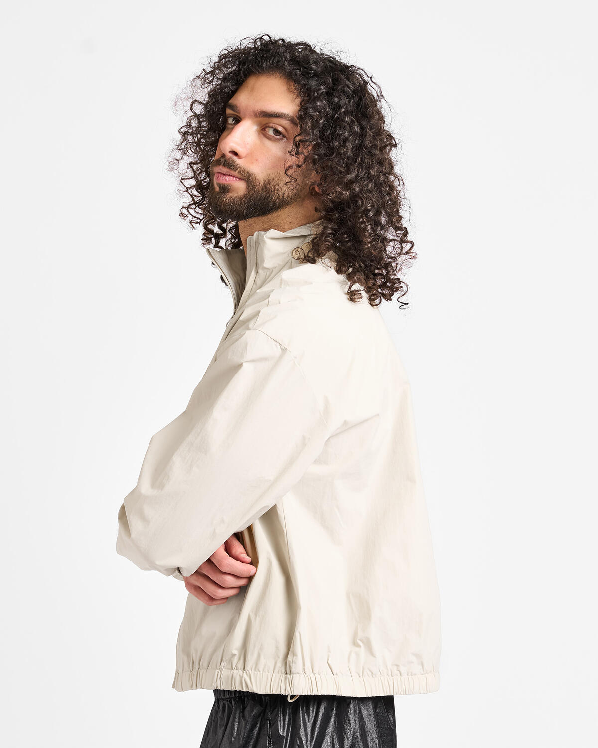 Arte Antwerp Curve Zipper Jacket | SS26-037J-CRM | AFEW STORE